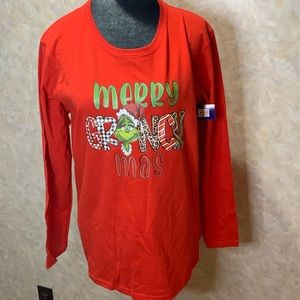 Long sleeve GRINCH tee shirt